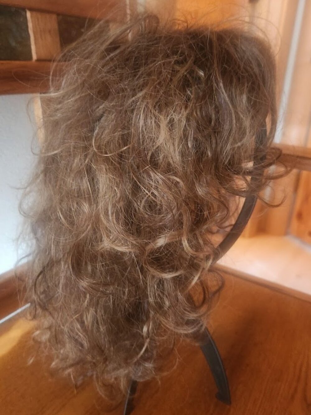 Ellen Wille Design Layered Curly Highlighted Wig Brown Blonde Mix